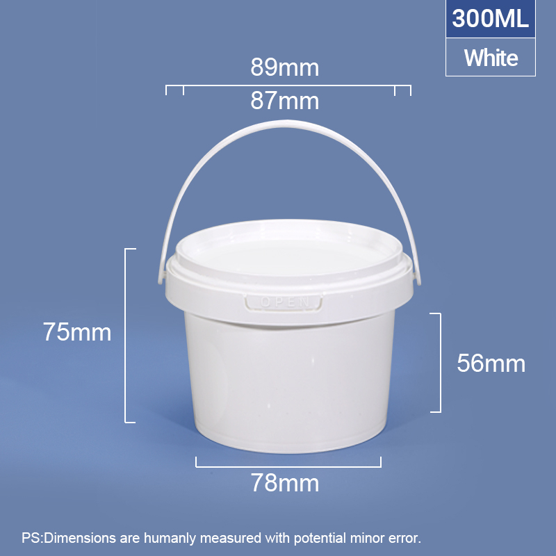 300 ml 10 oz. Runde Plastikwanne
