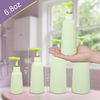 Grüne weiche Reise Shampoo und Conditioner -Flasche mit Pumpe