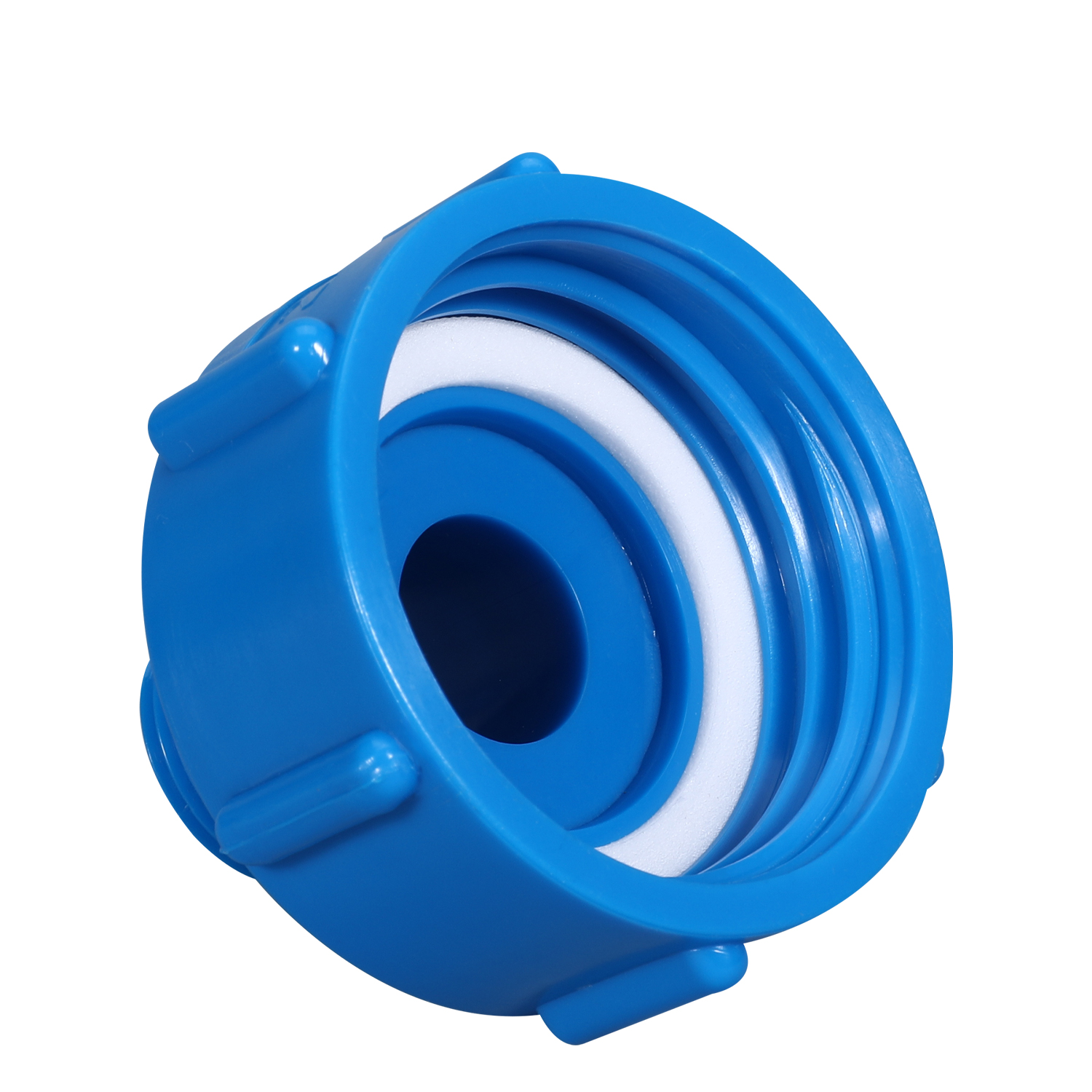 IBC -Anschluss Wasser Button -Stecker Tankanschluss Interner Gewinde S60 x 6 mit Schlauchanschluss 1/2 '' 3/4 '' 1 Zoll