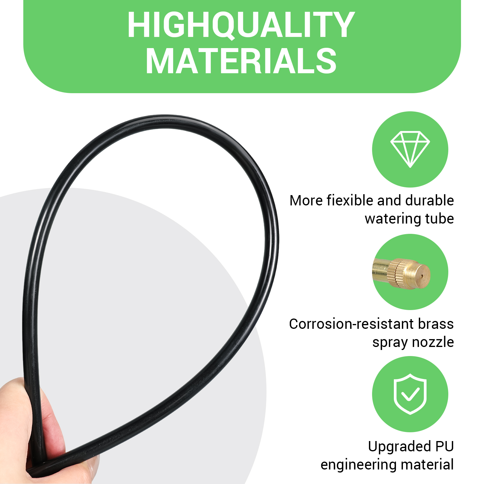 Tropfbewässerungssystem, 360 ° einstellbares Sprinkler -Bewässerungskit, Anlagen -Mister -System für die Gartenbewässerung