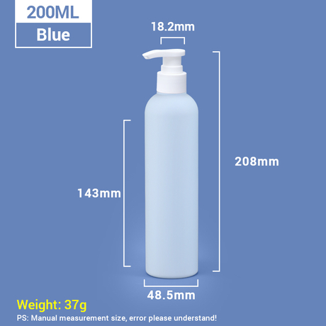 260 ml Reise-Toilettenartikelflaschen mit Pumpverschluss für Shampoo und Duschgel