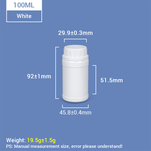 100 ml Kunststoff-HDPE-Flasche