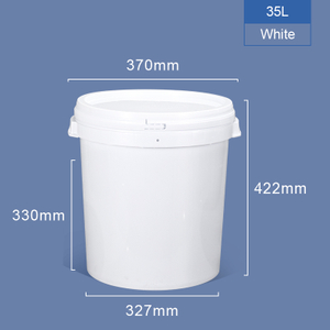 35L Plastikeimer mit Deckelgriff