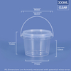 300 ml 10 oz. Runde Plastikwanne