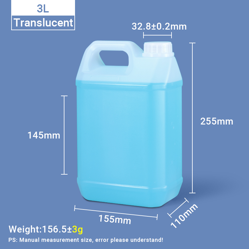 3L-F-Style-Krüge, 3-Liter-HDPE-Kunststoffkanister, Kunststoffkanister