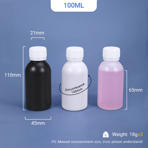 100 ml HDPE Runde Flasche 
