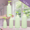 Grüne weiche Reise Shampoo und Conditioner -Flasche mit Pumpe