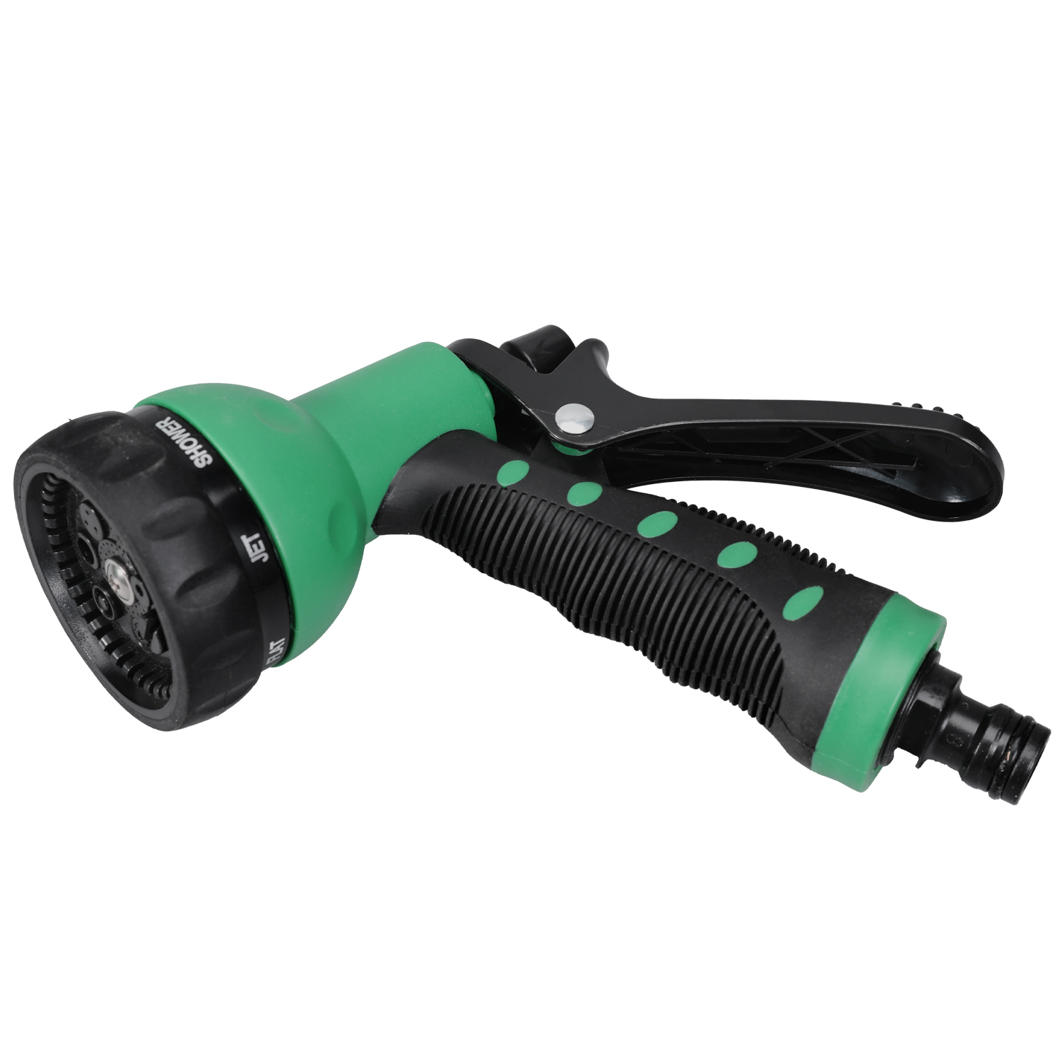 Gartenschlauch -Sprühpistole Set, Hochdruck -Sprühpistole 8 Funktion Schlauchspritzsprühgerät Multi -Wasser -Sprühpistole für Bewässerung von Pflanzen oder Rasenflächen, Autowaschen, Haustier duschen, Fenster reinigen