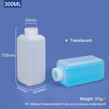 300 ml HDPE-Flasche mit Schraubverschluss 