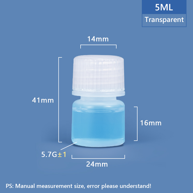 5ml Plastik PP/HDPE -Flasche 