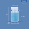 125 ml breiter Hals -Plastik -PP/HDPE -Flasche