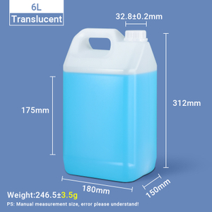 6L-F-Style-Krüge, 6-Liter-HDPE-Kunststoffkanister, Kunststoffkanister