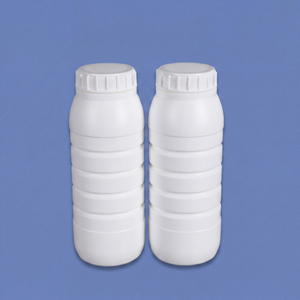 1-Liter-Coex-Barriereflasche aus Kunststoff mit Schraubverschluss und Aluminiumfolienversiegelung für Verpackungen mit organischen Lösungsmitteln