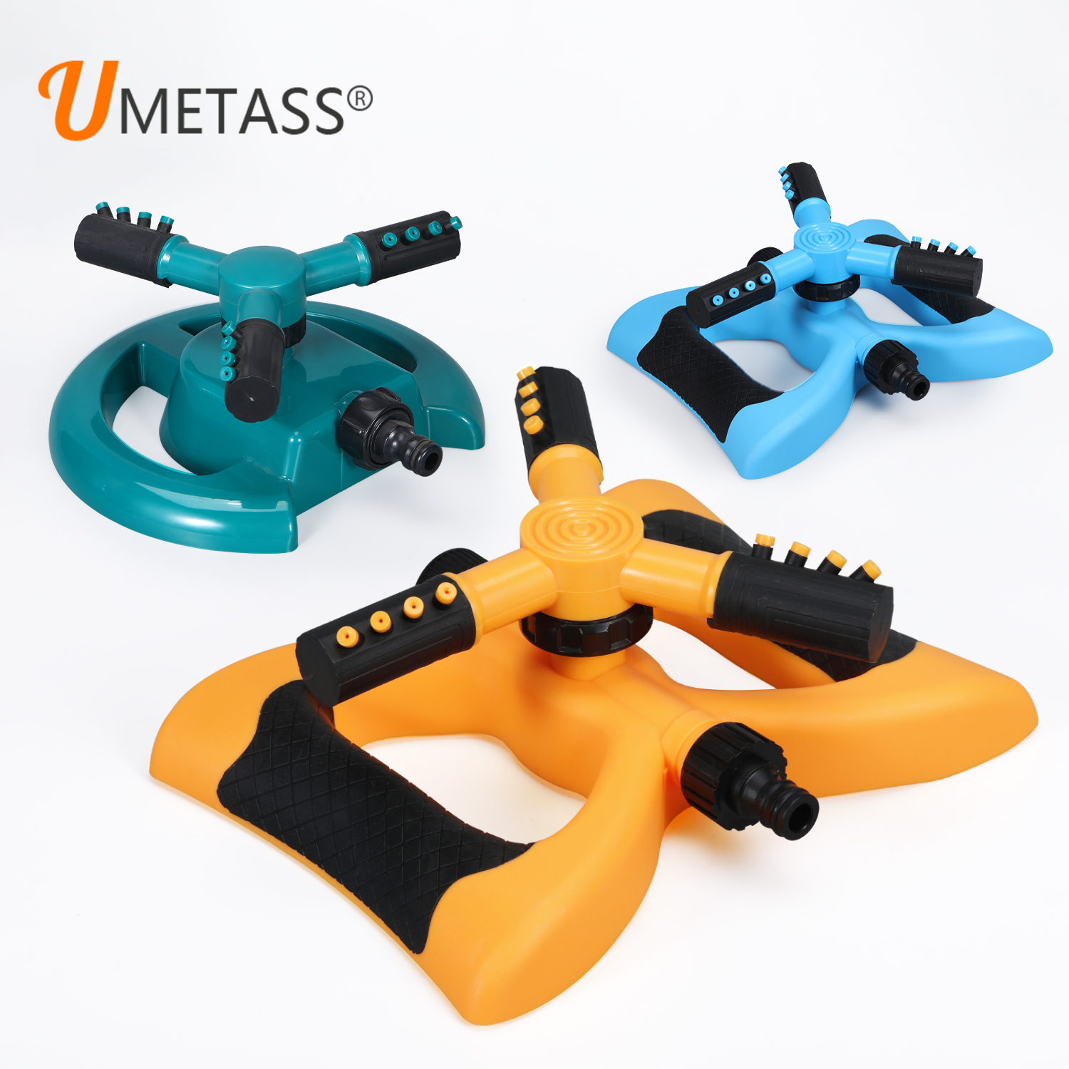 Rotierende Gartensprinkler für große Flächenabdeckung, Rasen- und Gartensprinkler