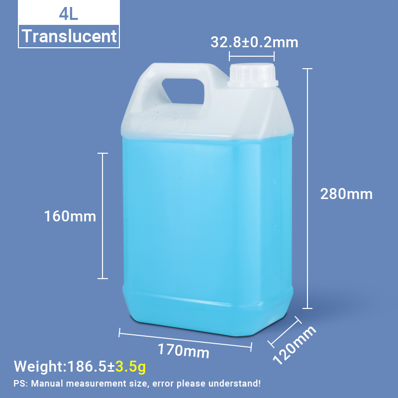 4L-F-Style-Krüge, 4-Liter-HDPE-Kunststoffkanister, Kunststoffkanister