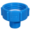 IBC -Anschluss Wasser Button -Stecker Tankanschluss Interner Gewinde S60 x 6 mit Schlauchanschluss 1/2 '' 3/4 '' 1 Zoll