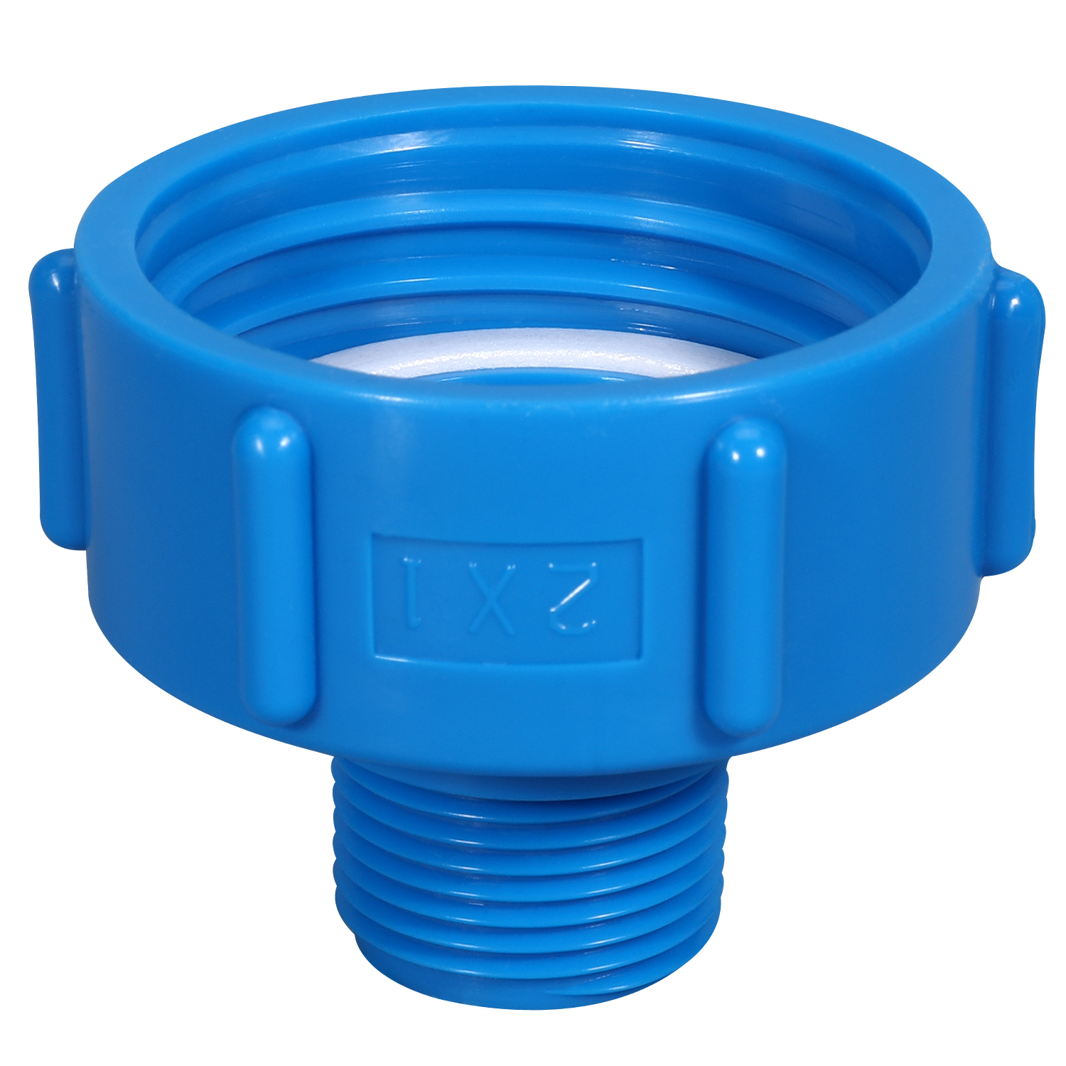 IBC -Anschluss Wasser Button -Stecker Tankanschluss Interner Gewinde S60 x 6 mit Schlauchanschluss 1/2 '' 3/4 '' 1 Zoll
