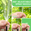 Tropfbewässerungssystem, 360 ° einstellbares Sprinkler -Bewässerungskit, Anlagen -Mister -System für die Gartenbewässerung