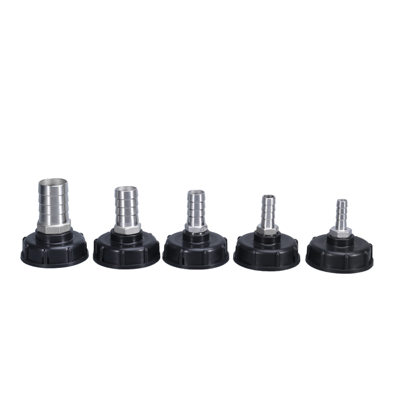 IBC Water Tank Adapter 1/2 '3/4 ' 1 'Gartenschlauchrohrverschlüsse Abflussanschluss S60X6 Grobgewinde