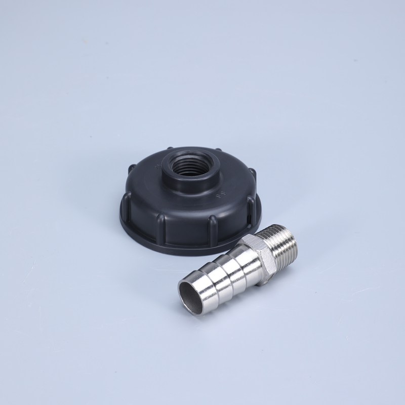 IBC Water Tank Adapter 1/2 '3/4 ' 1 'Gartenschlauchrohrverschlüsse Abflussanschluss S60X6 Grobgewinde