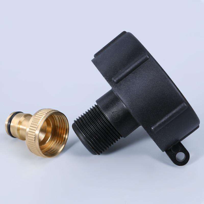 275-330 G IBC-TOTE-Adapter 2 'npt bis 3/4 grober Faden außerhalb von Faden Gartenwasserschlauchanschluss