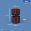 5ml Plastik PP/HDPE -Flasche 