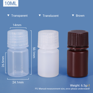 10 ml breiter Hals -Plastik -PP/HDPE -Flasche