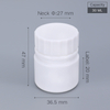 30 ml Pillenflaschen 30cc leere weiße Plastikmedizinflasche