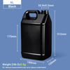 6L-F-Style-Krüge, 6-Liter-HDPE-Kunststoffkanister, Kunststoffkanister