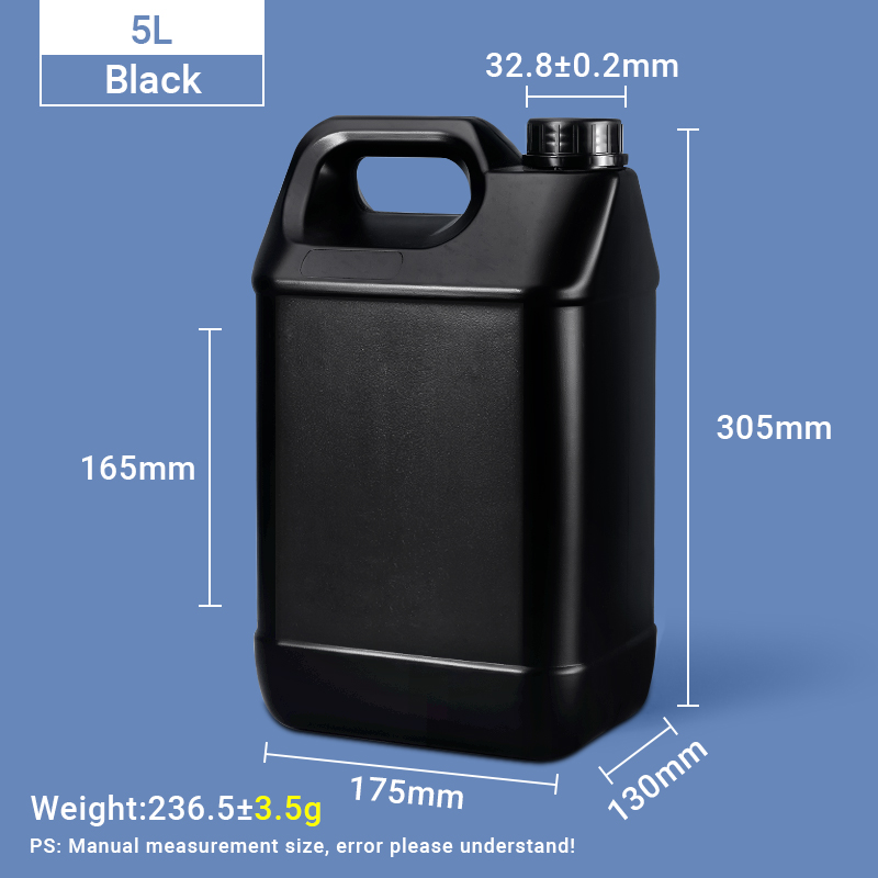 5L-Krüge im F-Stil, 5-Liter-HDPE-Kunststoffkanister, Kunststoffkanister