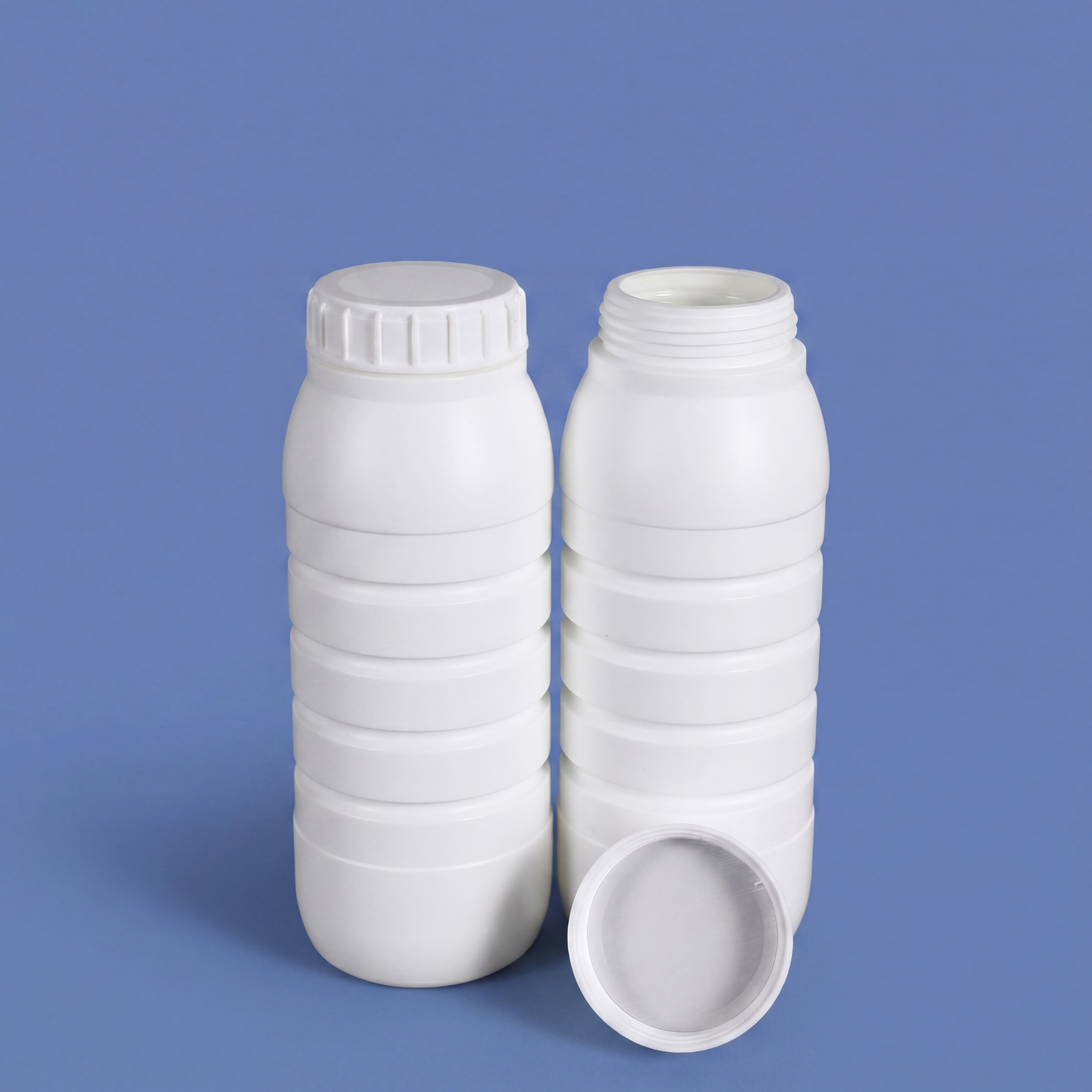 1-Liter-Coex-Barriereflasche aus Kunststoff mit Schraubverschluss und Aluminiumfolienversiegelung für Verpackungen mit organischen Lösungsmitteln