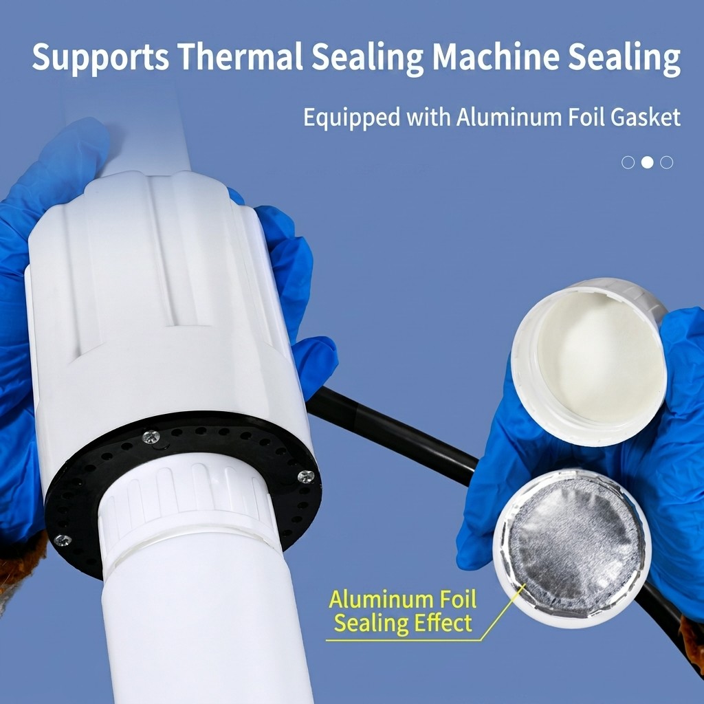 50 ml, 100 ml, 200 ml, 500 ml COEX-Kunststoffflasche mit hoher Barriere und Schraubverschluss, Folienauskleidungsschneider für die Verpackung von Pestizid-Lösungsmittelpulver