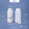 300 ml Kunststoff-HDPE-Flasche mit TE-Deckel