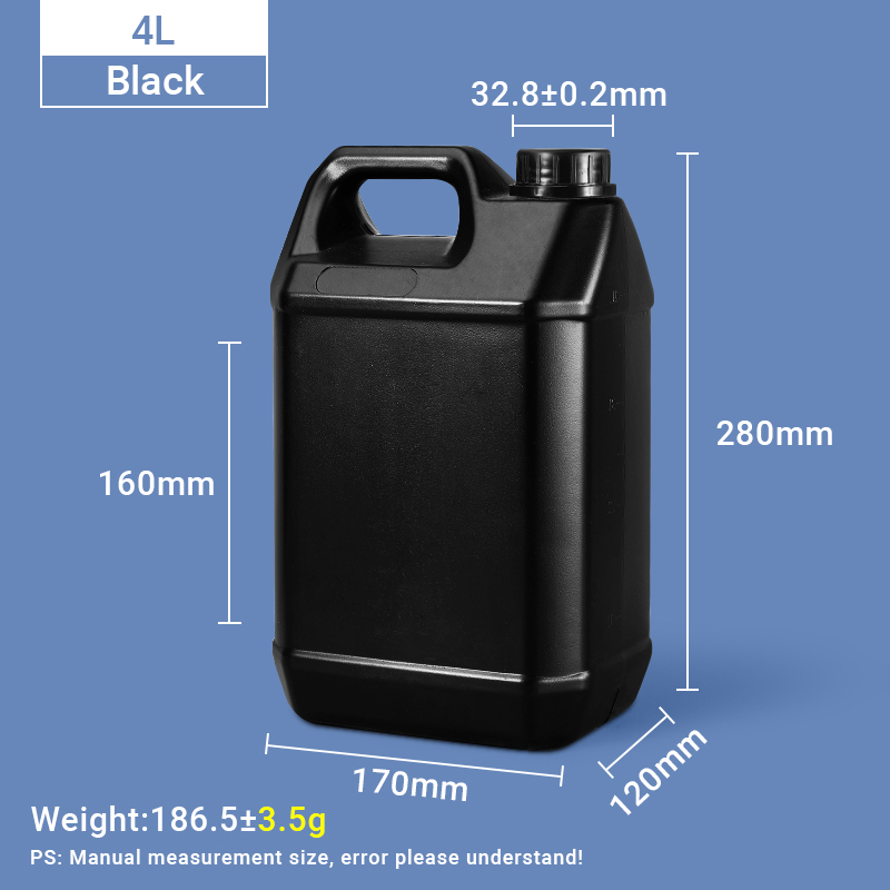 4L-F-Style-Krüge, 4-Liter-HDPE-Kunststoffkanister, Kunststoffkanister