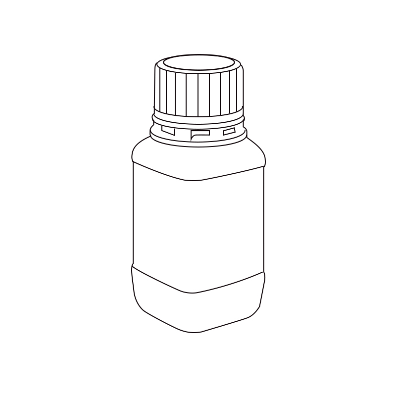 Plastik chemische Flasche