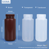 500 ml breiter Hals -Plastik -PP/HDPE -Flasche