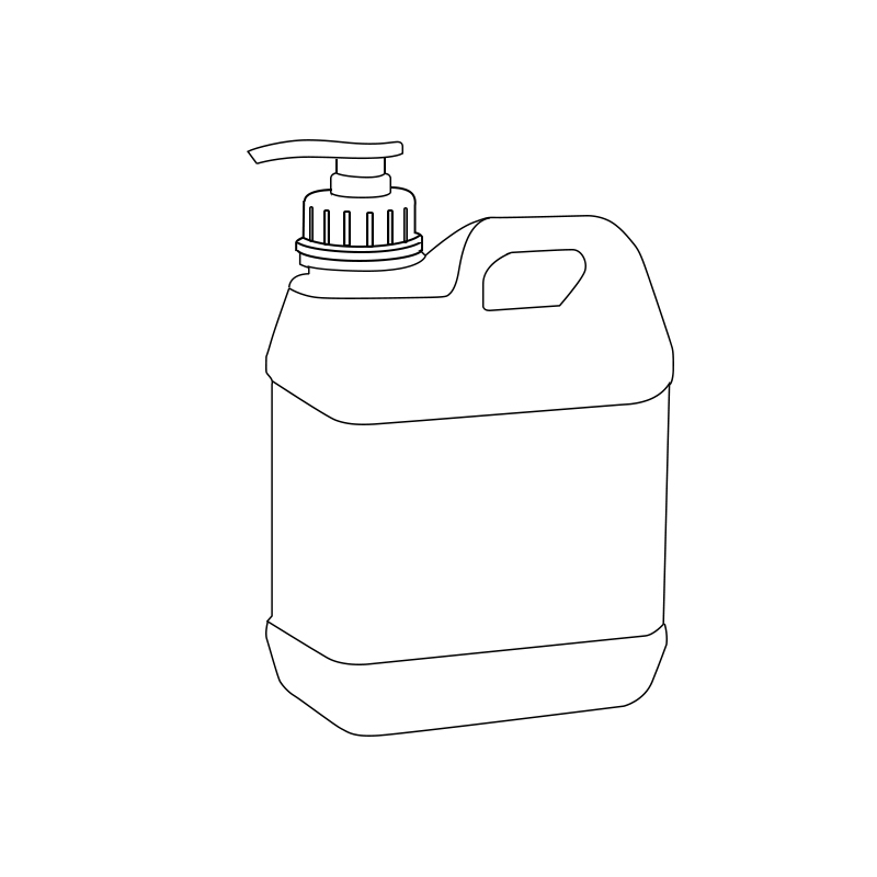 F-Style-Flasche mit Pumpe