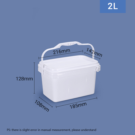 2L rechteckiger Eimer