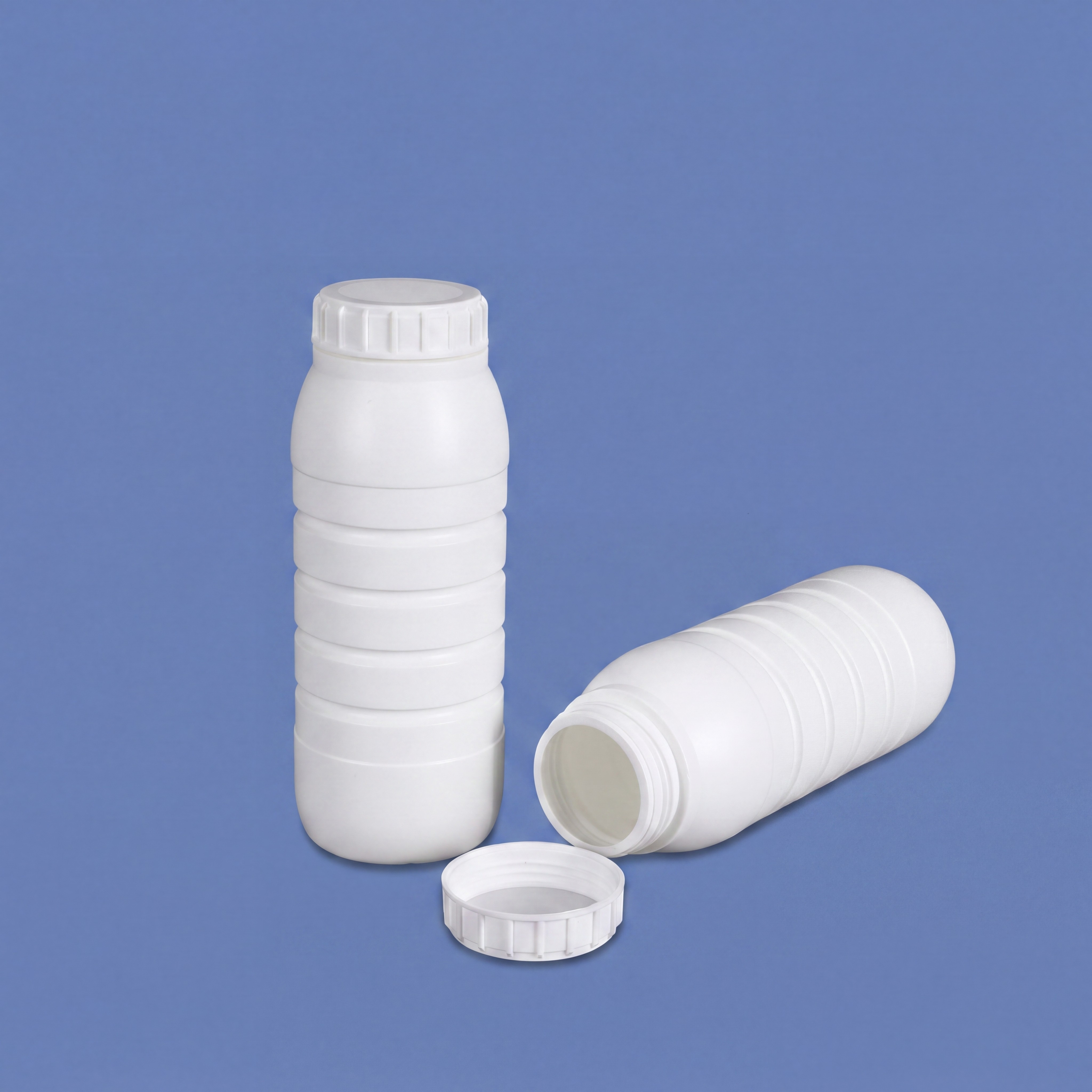 1-Liter-Coex-Barriereflasche aus Kunststoff mit Schraubverschluss und Aluminiumfolienversiegelung für Verpackungen mit organischen Lösungsmitteln