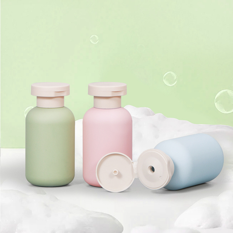100 ml weiche Touch -Reise -Shampoo -Flasche mit Flip -Top -Kappe