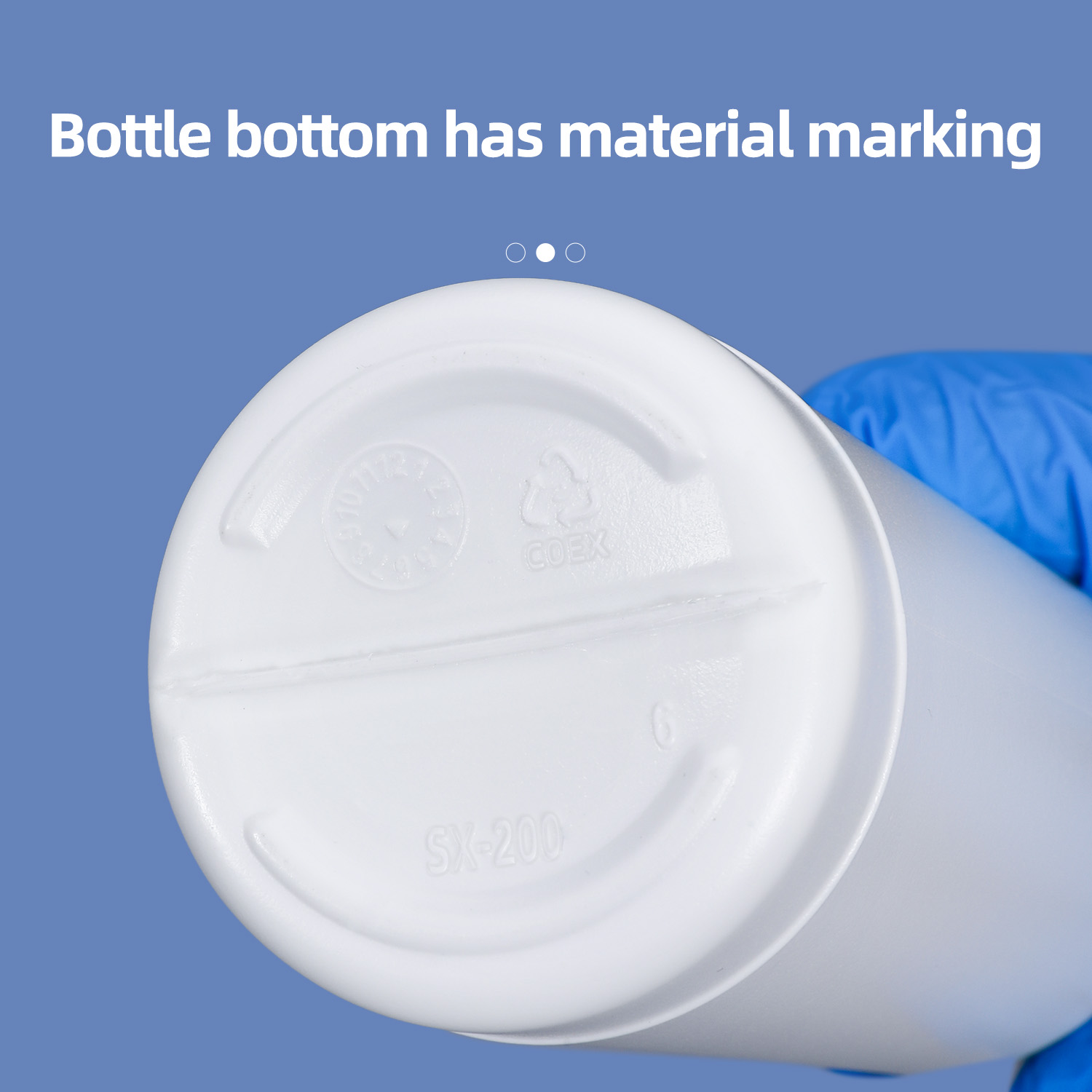 50 ml, 100 ml, 200 ml, 500 ml COEX-Kunststoffflasche mit hoher Barriere und Schraubverschluss, Folienauskleidungsschneider für die Verpackung von Pestizid-Lösungsmittelpulver