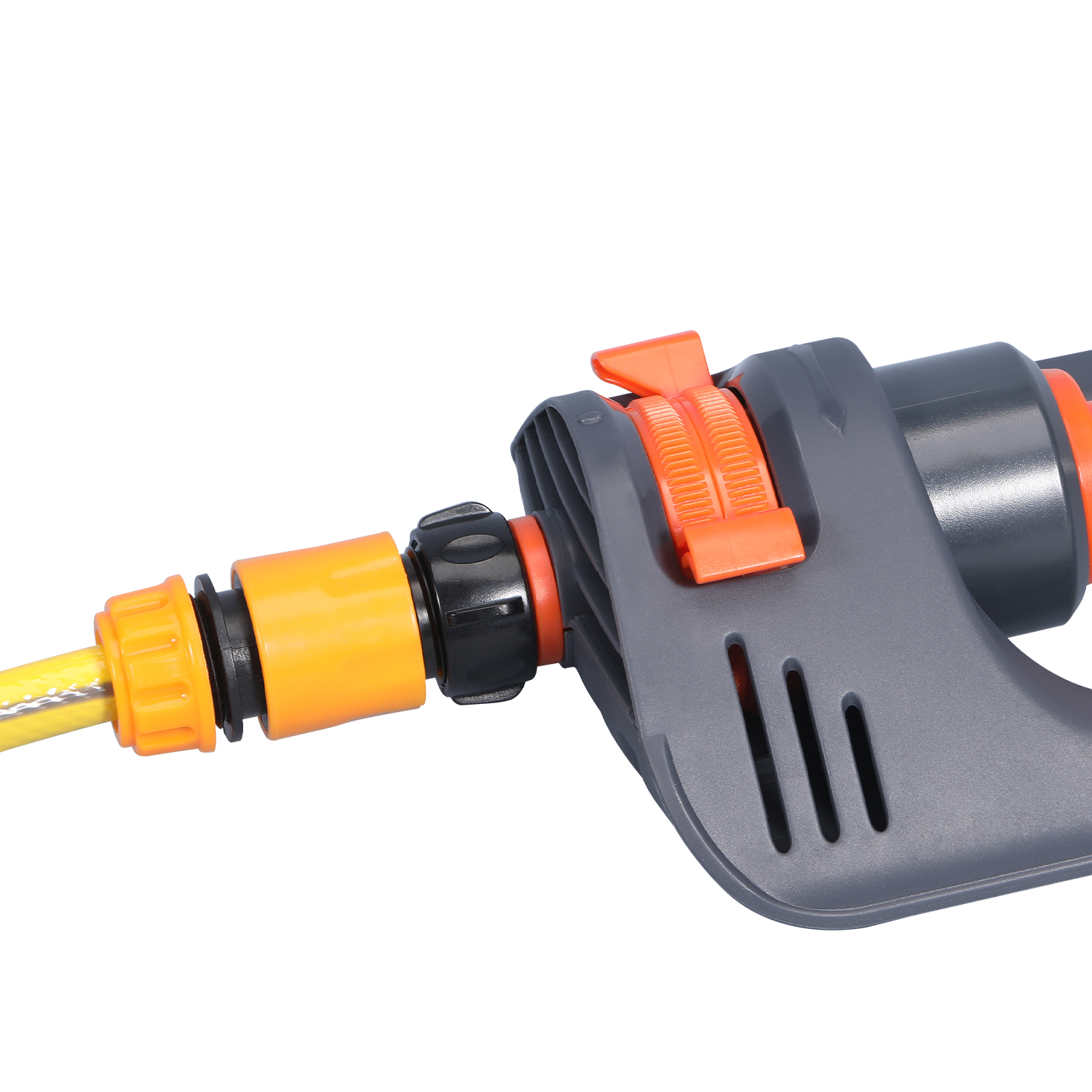 Oszillierender Rasensprinkler mit 19 Loch-Messingdüsen, deckt bis zu 8-10 m und beinhaltet Sprühdüsenreinigungsnadel