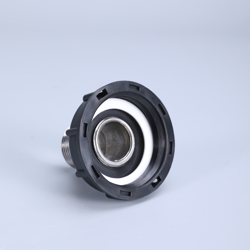 UMETASS IBC Tank Tote Adapter, IBC -Tasche Tankabflussadapter S60X6 Grobgewinde zu Wasser Toteschlauchanschluss