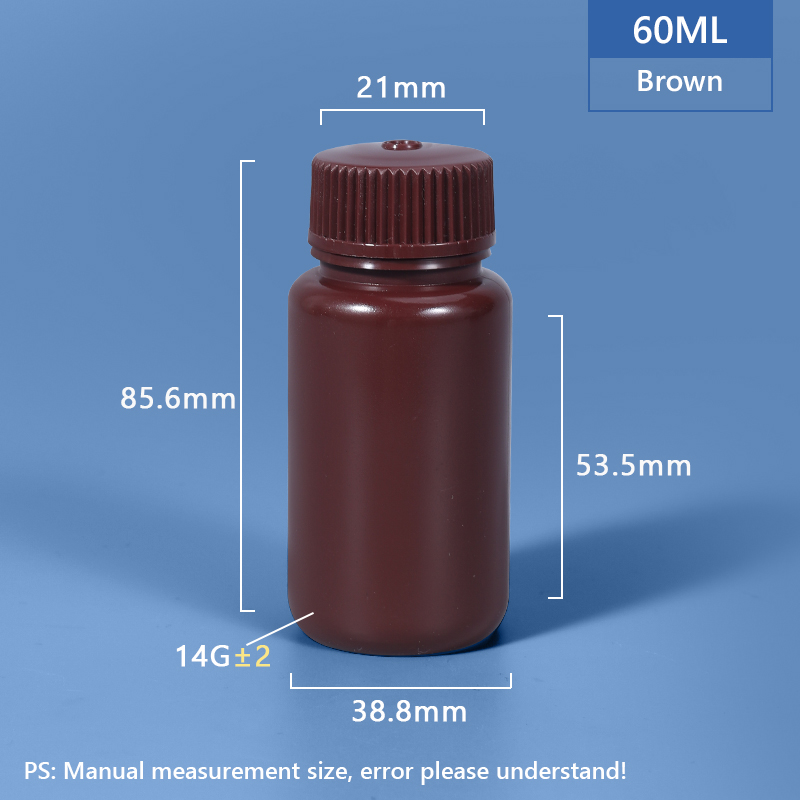 60 ml breiter Hals -Plastik -PP/HDPE -Flasche
