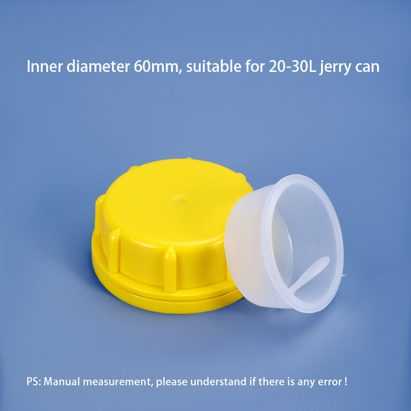 60-mm-Kappe mit Innenstopfen für 20-30-l-Kunststoffkanister