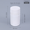 20 ml Kunststoff-Pillenflaschen, 20 cc Kunststoff-Medizinflaschen