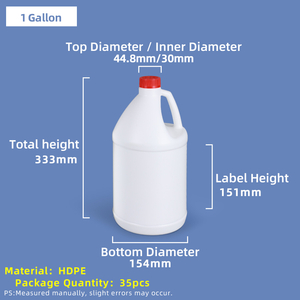 Robuste HDPE-Gallonenkrüge, 4-Liter-Gallonenflasche mit CRC