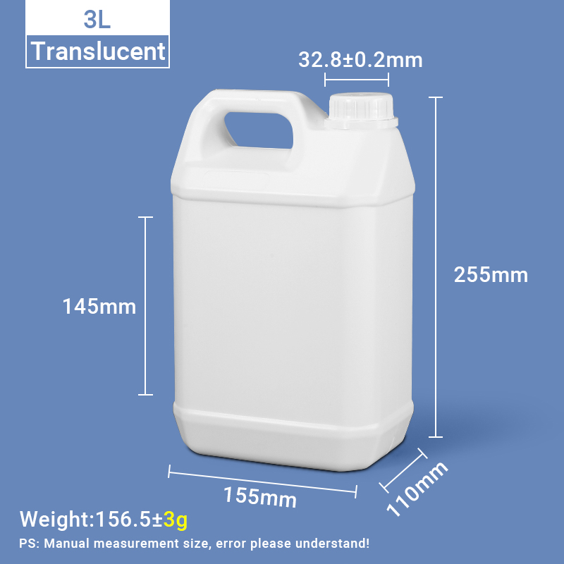 3L-F-Style-Krüge, 3-Liter-HDPE-Kunststoffkanister, Kunststoffkanister