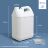 10L UN-zugelassene fluorierte F-Style-Krüge HDPE-Barriere-Kanister für die Verpackung von Chemikalien und Lösungsmitteln