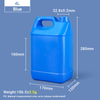 4L-F-Style-Krüge, 4-Liter-HDPE-Kunststoffkanister, Kunststoffkanister